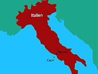 000-Karte Italien Kopie  Unsere Reise im April 2008 nach Neapel, Pompeji, Capri und entlang der Amalfitana.