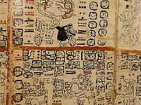 Madrid 2012 -220  Eine der wenigen aztekischen Codizes, die noch existieren, der Tudela-Kodex, kann hier bewundert werden. : Madrid