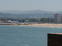 083  Aus der Altstadt ein Blick auf den Strand.