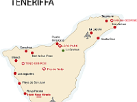 001 - Karte Teneriffa kompl  Mehrere Reisen führten uns 2008 und 2009 nach Teneriffa.